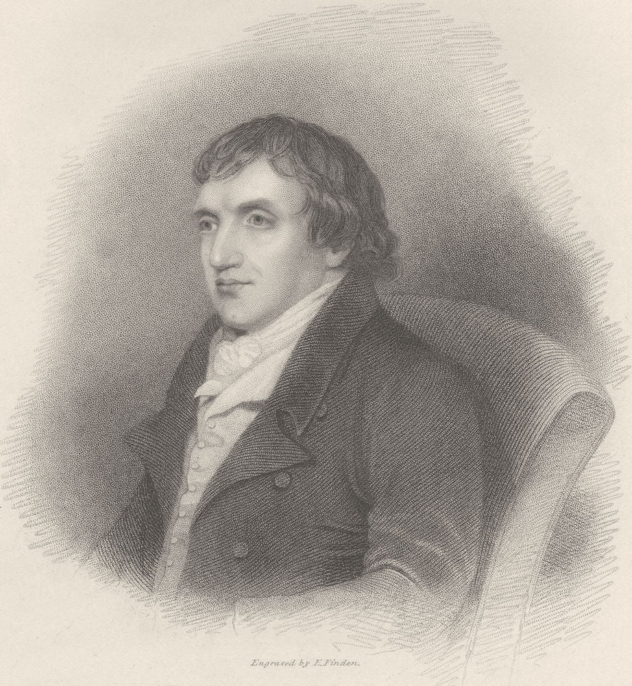 POETS. William Gifford, Esq ; Finden 1834 old antique vintage print picture